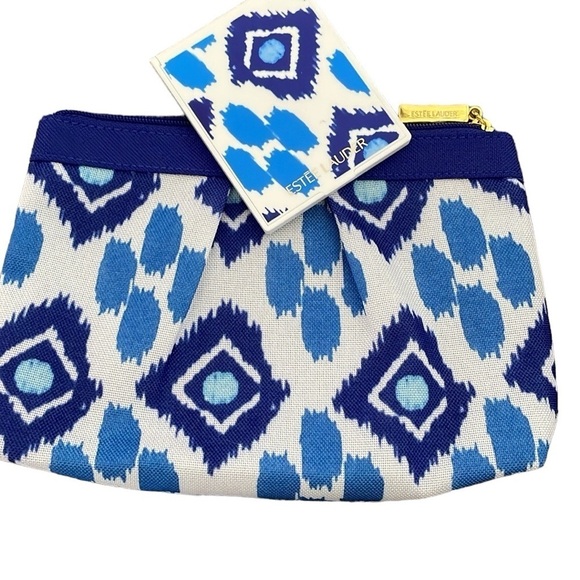 Estée Lauder Cosmetic Bag With Mirror Aztec Print‎ - Picture 1 of 5